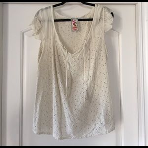 Johnny Was Ivory Top Size Large